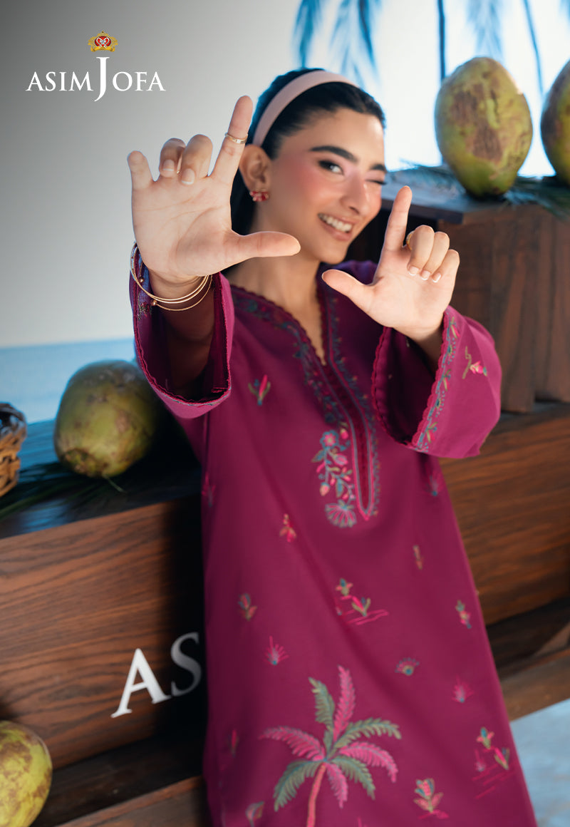 AJSBDP-07 Embroidered Lawn Stitched 2pcs