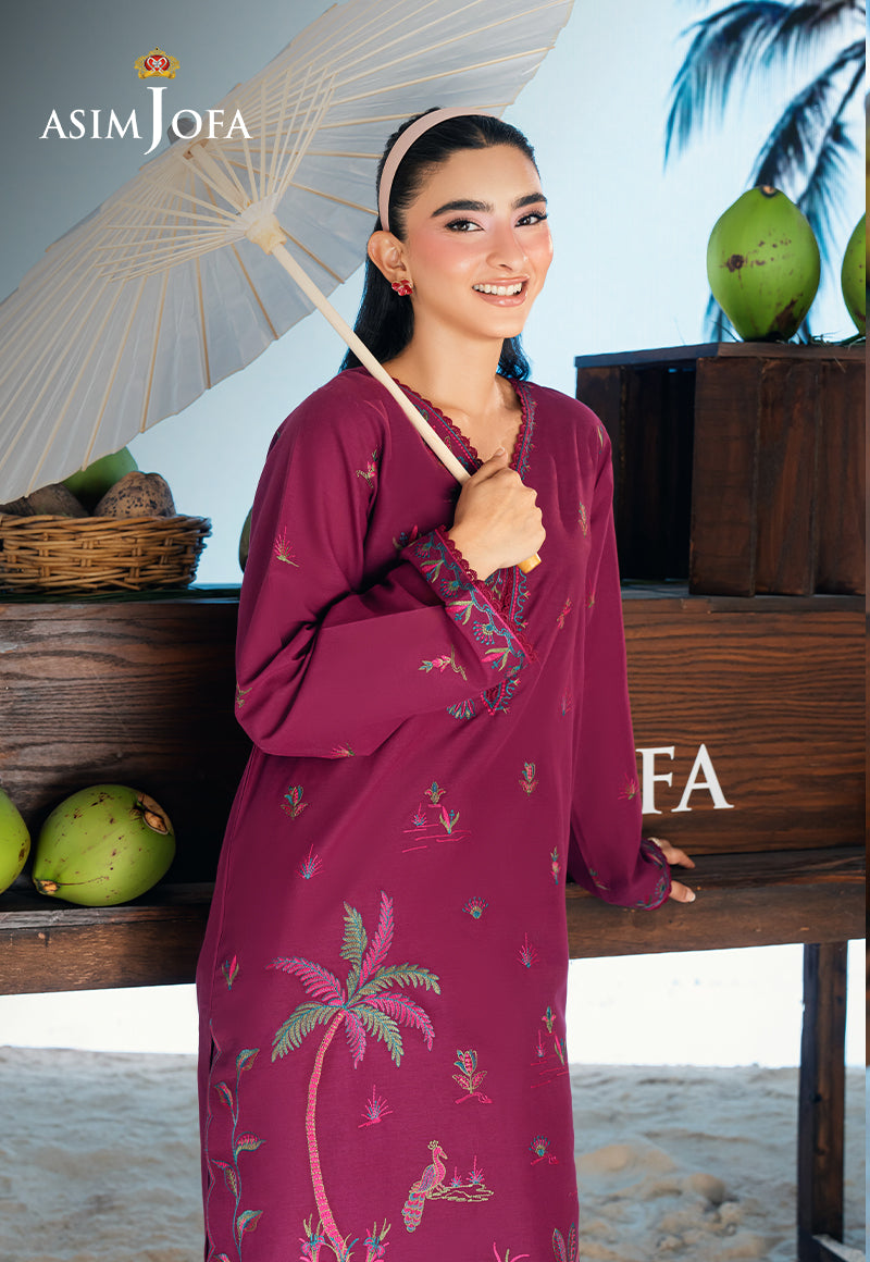 AJSBDP-07 Embroidered Lawn Stitched 2pcs