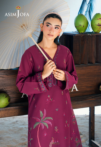 AJSBDP-07 Embroidered Lawn Stitched 2pcs
