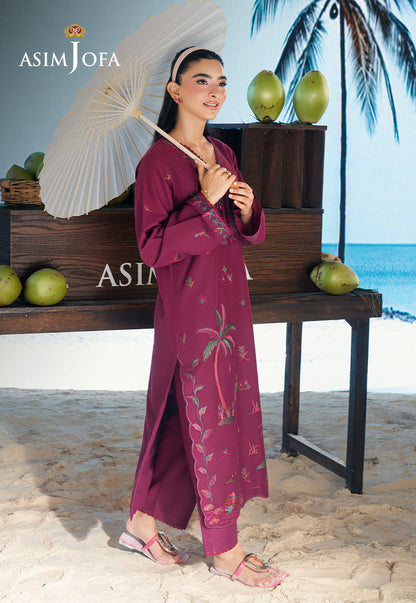 AJSBDP-07 Embroidered Lawn Stitched 2pcs