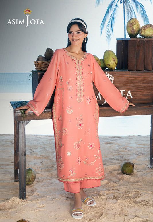 AJSBDP-03 Embroidered Lawn Stitched 2pcs