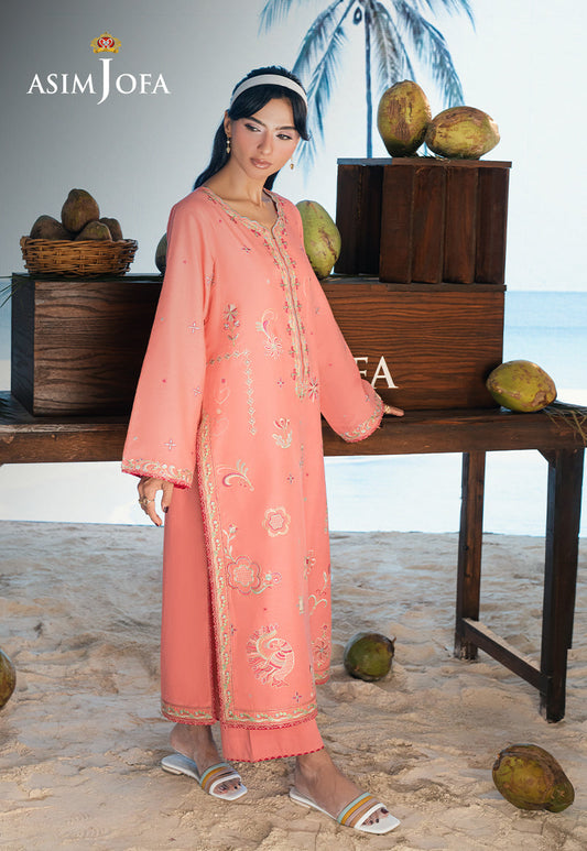 AJSBDP-03 Embroidered Lawn Stitched 2pcs