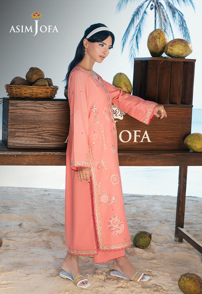 AJSBDP-03 Embroidered Lawn Stitched 2pcs