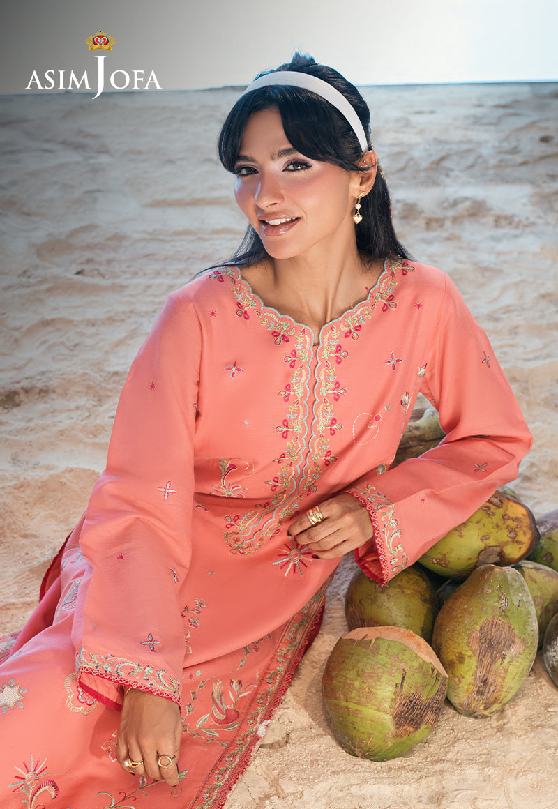 AJSBDP-03 Embroidered Lawn Stitched 2pcs
