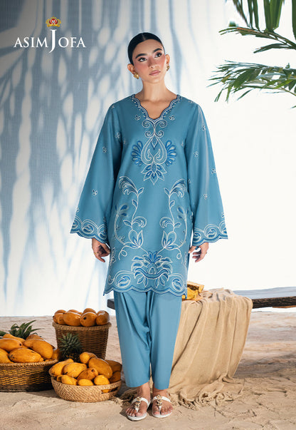 AJSBDP-06 Embroidered Lawn Stitched 2pcs