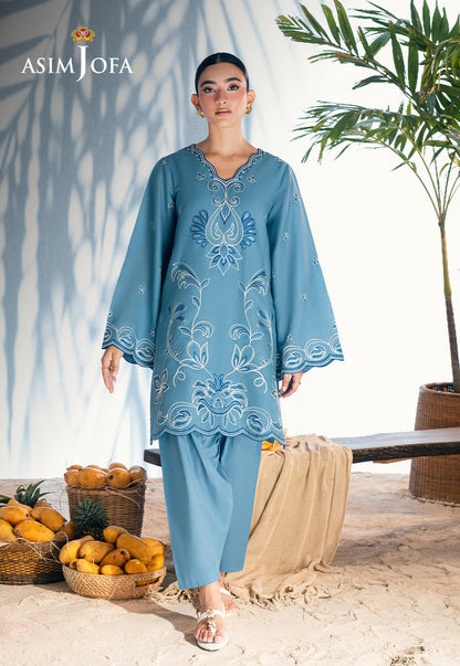 AJSBDP-06 Embroidered Lawn Stitched 2pcs