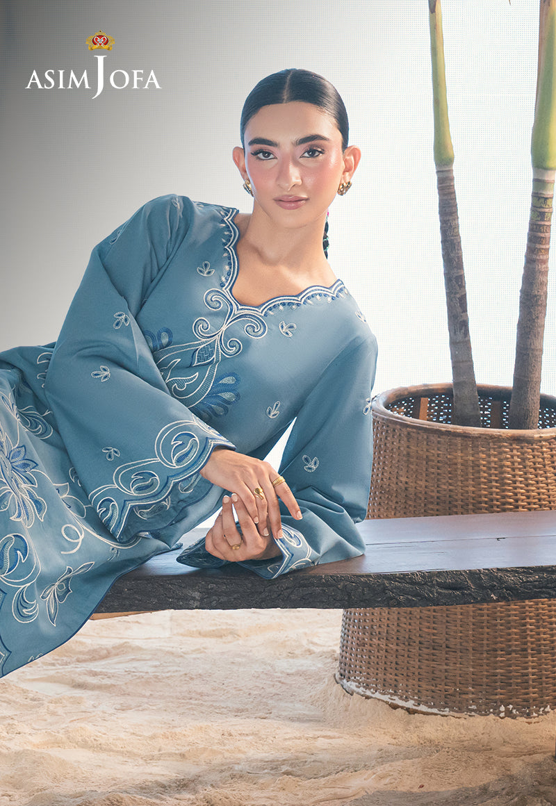 AJSBDP-06 Embroidered Lawn Stitched 2pcs