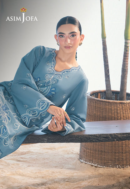 AJSBDP-06 Embroidered Lawn Stitched 2pcs