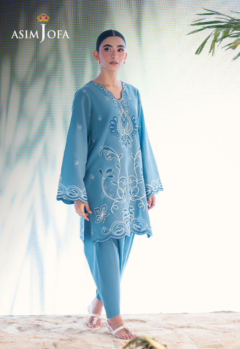 AJSBDP-06 Embroidered Lawn Stitched 2pcs