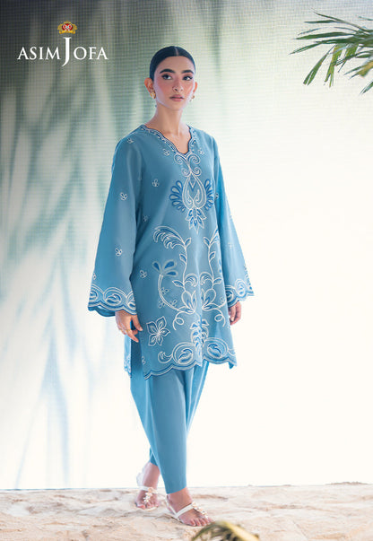 AJSBDP-06 Embroidered Lawn Stitched 2pcs