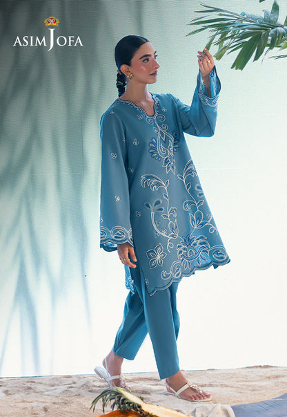 AJSBDP-06 Embroidered Lawn Stitched 2pcs