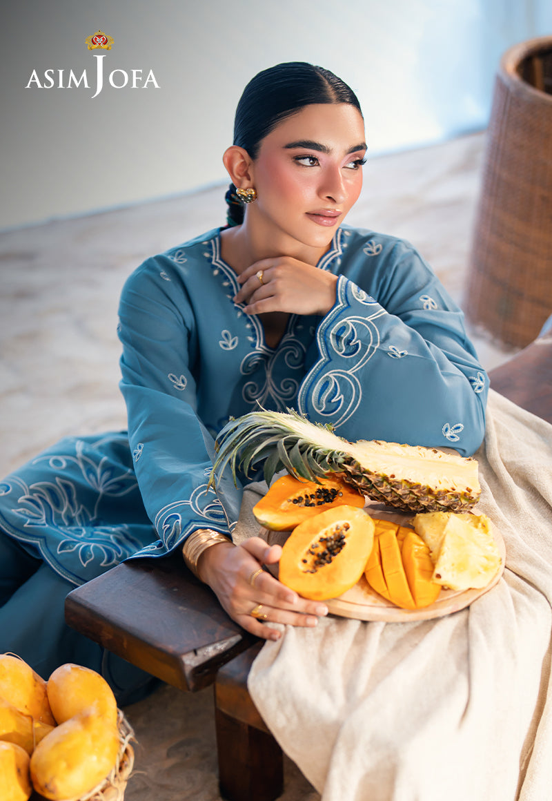 AJSBDP-06 Embroidered Lawn Stitched 2pcs