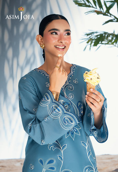 AJSBDP-06 Embroidered Lawn Stitched 2pcs