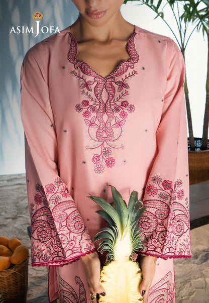AJSBDP-08 Embroidered Lawn Stitched 2pcs