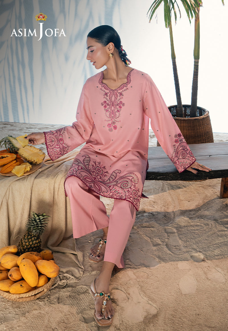 AJSBDP-08 Embroidered Lawn Stitched 2pcs
