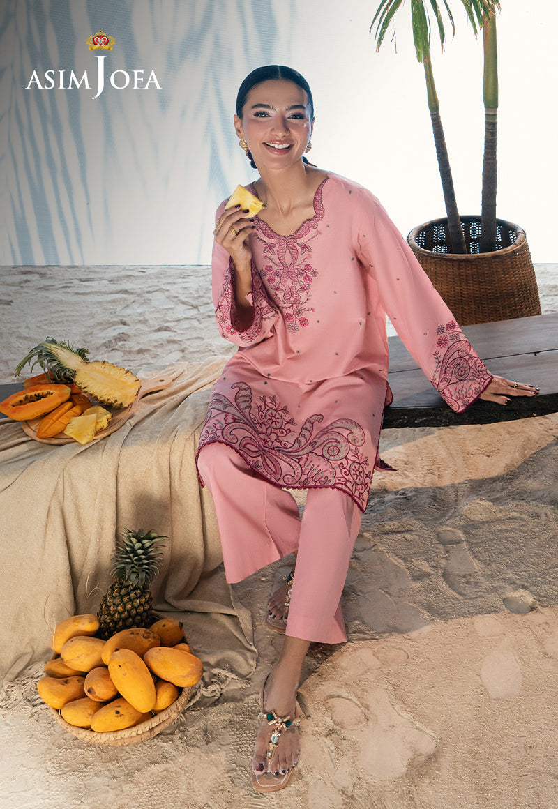 AJSBDP-08 Embroidered Lawn Stitched 2pcs