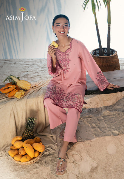 AJSBDP-08 Embroidered Lawn Stitched 2pcs