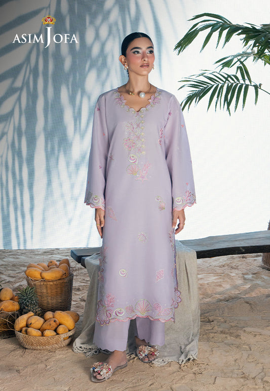 AJSBDP-09 Embroidered Lawn Stitched 2pcs