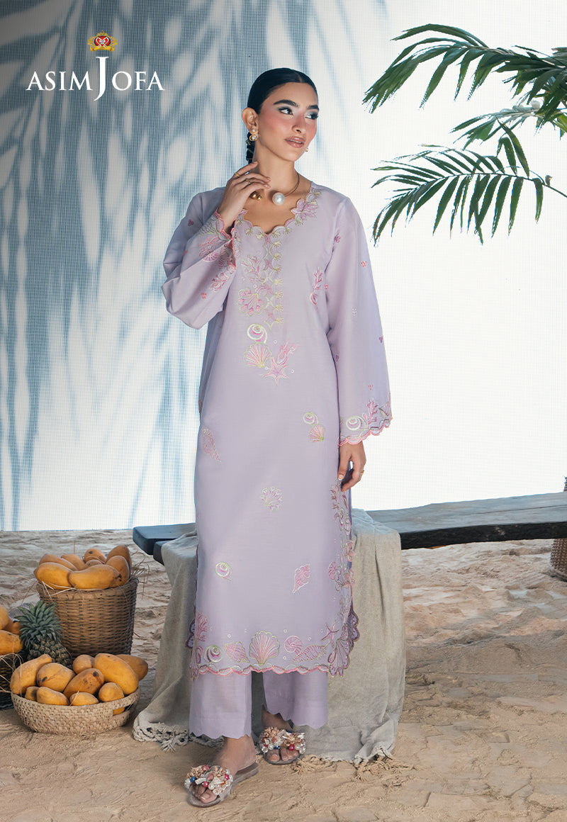 AJSBDP-09 Embroidered Lawn Stitched 2pcs