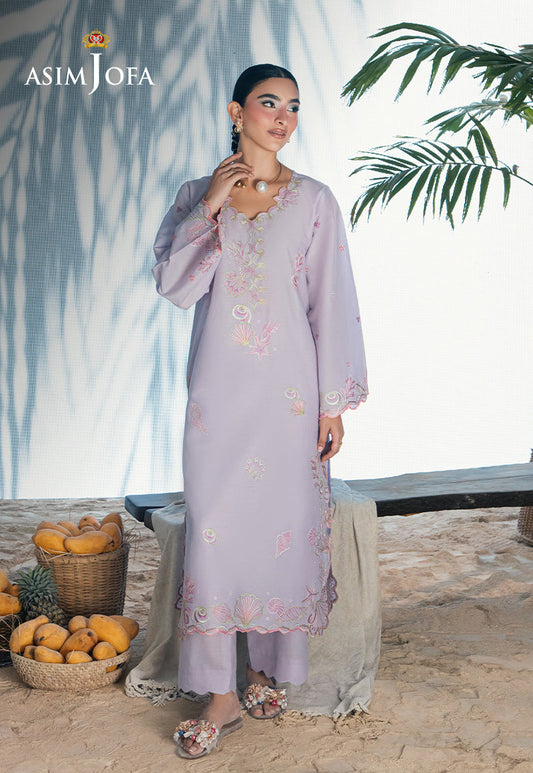 AJSBDP-09 Embroidered Lawn Stitched 2pcs