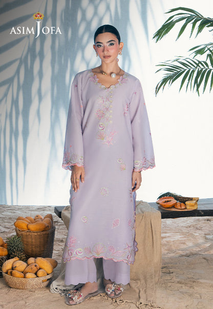 AJSBDP-09 Embroidered Lawn Stitched 2pcs