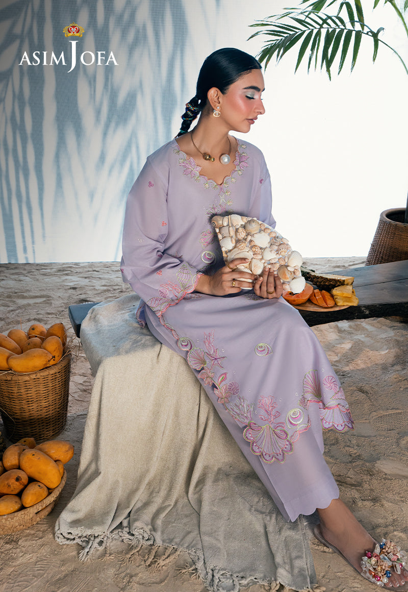 AJSBDP-09 Embroidered Lawn Stitched 2pcs