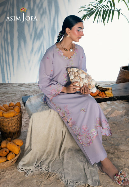 AJSBDP-09 Embroidered Lawn Stitched 2pcs