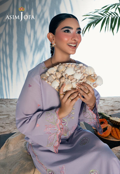 AJSBDP-09 Embroidered Lawn Stitched 2pcs