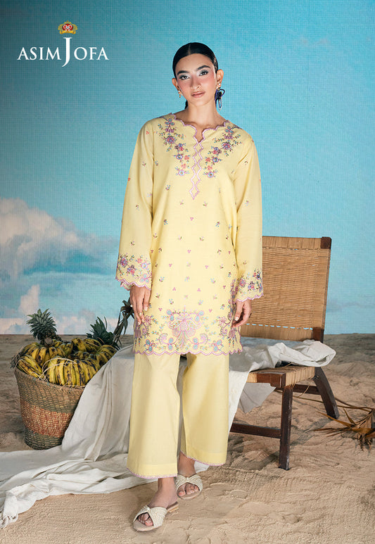AJSBDP-10 Embroidered Lawn Stitched 2pcs