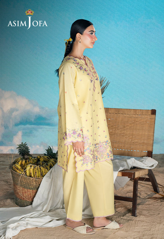 AJSBDP-10 Embroidered Lawn Stitched 2pcs