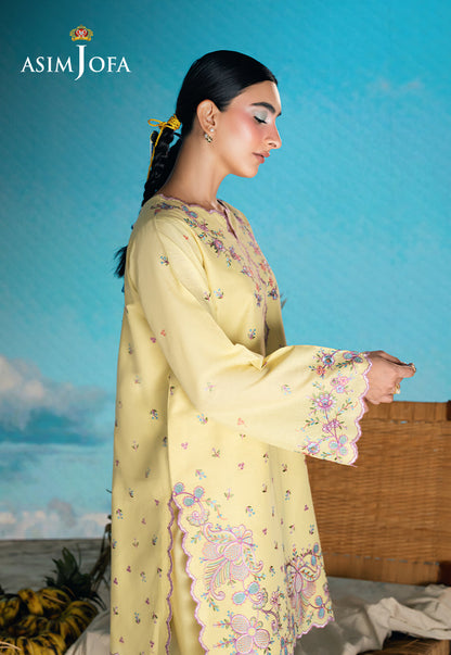 AJSBDP-10 Embroidered Lawn Stitched 2pcs