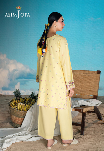 AJSBDP-10 Embroidered Lawn Stitched 2pcs