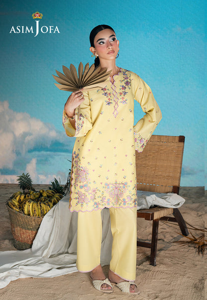 AJSBDP-10 Embroidered Lawn Stitched 2pcs