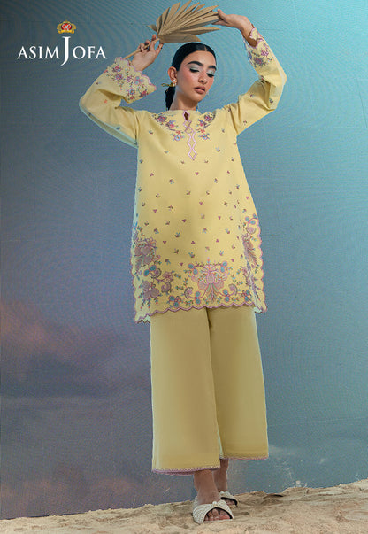 AJSBDP-10 Embroidered Lawn Stitched 2pcs