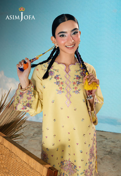 AJSBDP-10 Embroidered Lawn Stitched 2pcs