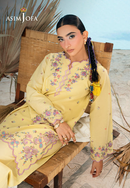 AJSBDP-10 Embroidered Lawn Stitched 2pcs