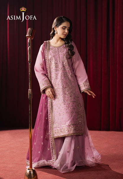 AJPF-14 EMBROIDERED SILK 3 PCS