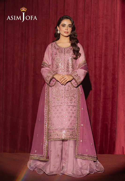 AJPF-14 EMBROIDERED SILK 3 PCS