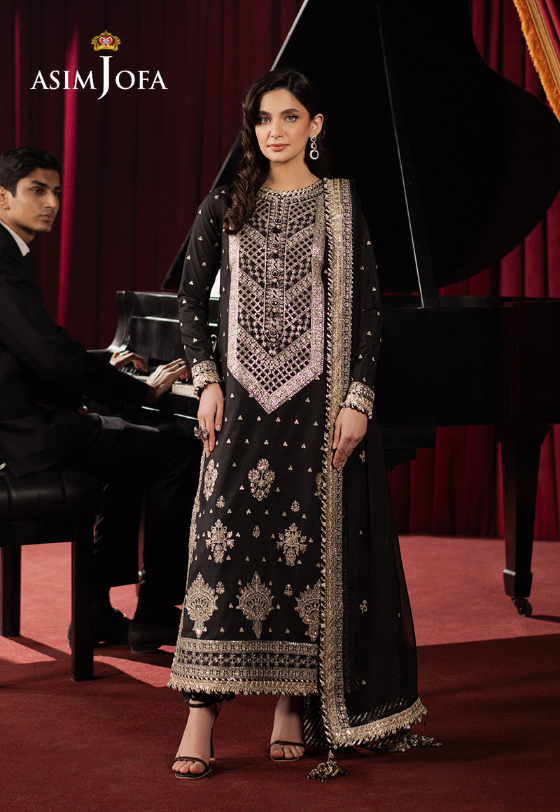 AJPF-01 EMBROIDERED SILK 3 PCS