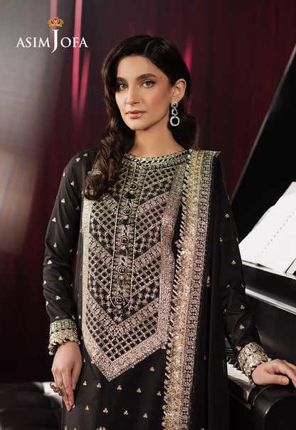 AJPF-01 EMBROIDERED SILK 3 PCS