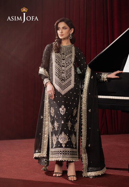 AJPF-01 EMBROIDERED SILK 3 PCS