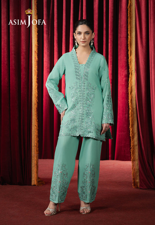 AJPF-11 EMBROIDERED ORGANZA 2 PCS