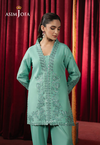 AJPF-11 EMBROIDERED ORGANZA 2 PCS