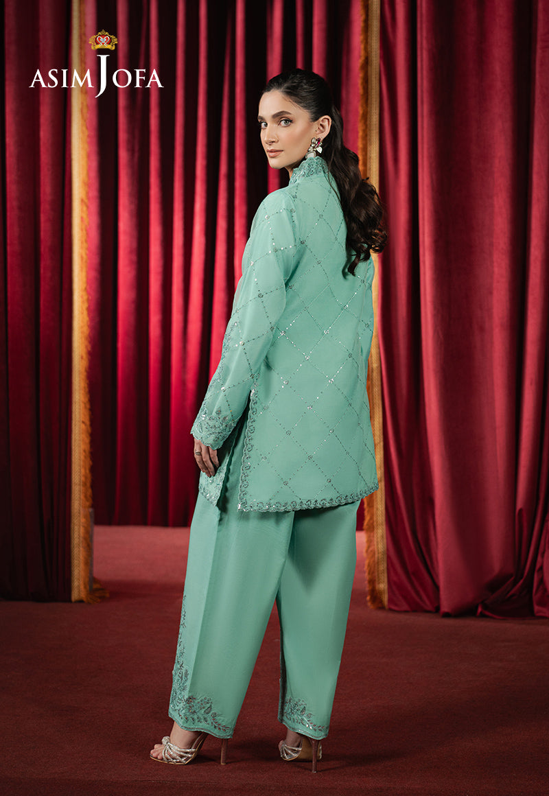 AJPF-11 EMBROIDERED ORGANZA 2 PCS