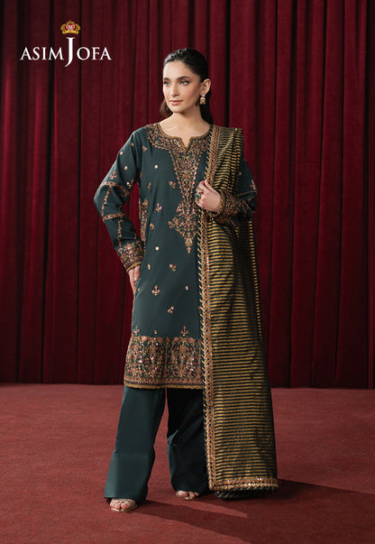 AJPF-05 EMBROIDERED SILK 3 PCS