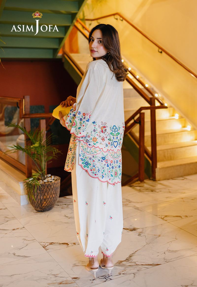 AJPBC-07 Printed Cambric Stitched 2 Pcs