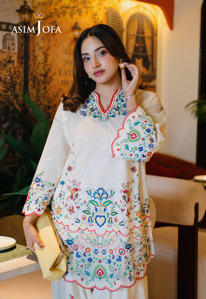AJPBC-07 Printed Cambric Stitched 2 Pcs