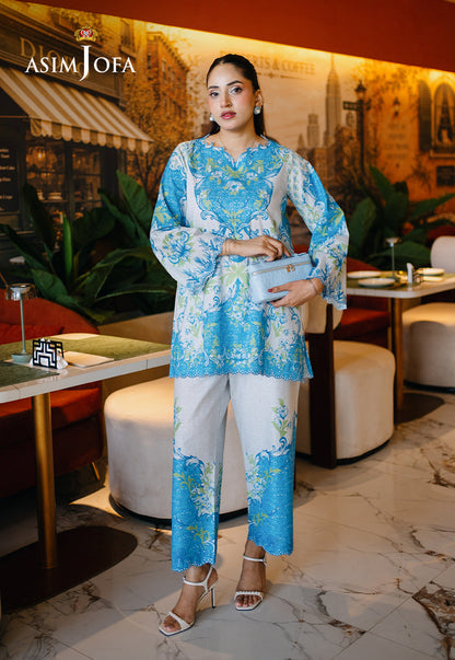 AJPBC-06 Printed Cambric Stitched 2 Pcs