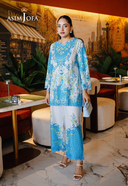 AJPBC-06 Printed Cambric Stitched 2 Pcs
