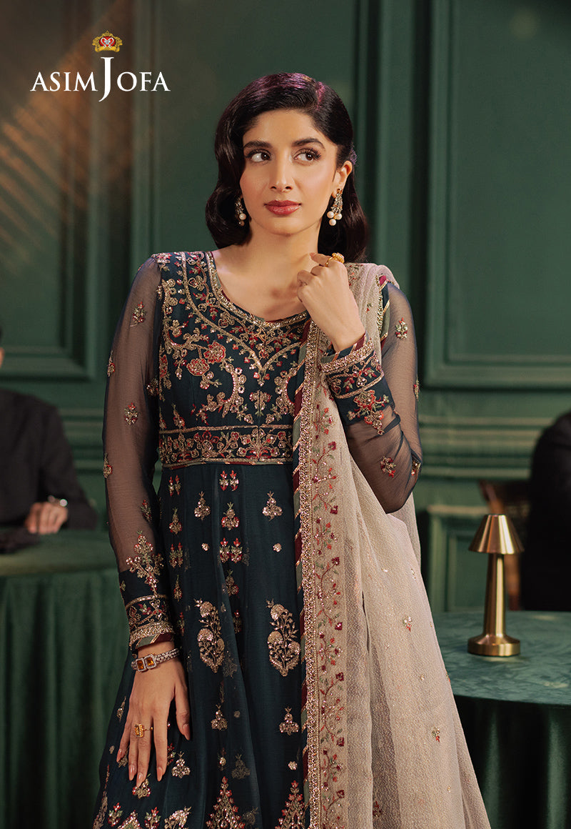 AJPF-39 EMBROIDERED CHIFFON 2 PCS